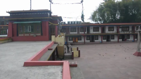 Buddhist monastery Stock Footage 38625154