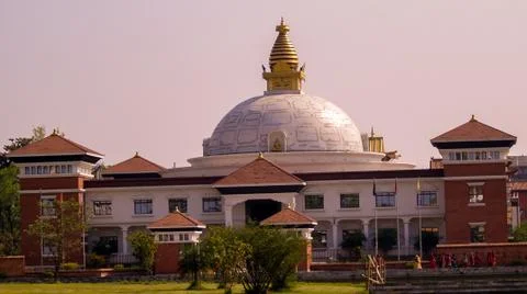 Buddhist Monastery or Buddhist Temple Stock Photos