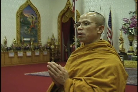 Buddhist Monk Stock Footage 296913