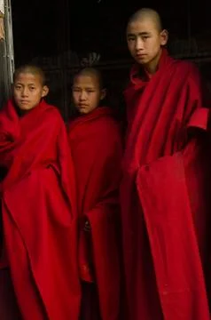 Buddhist monks Stock Photos