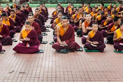 Buddhist Monks Stock Photos