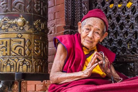 Buddhist Nun Stock Photos