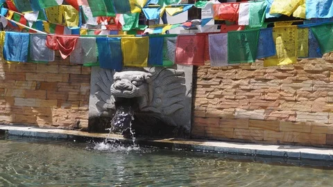 Buddhist Prayer Flags Stock Footage 88377052