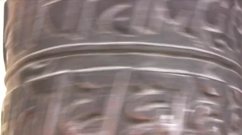 Buddhist prayer wheel in, Nepal Stock Footage 486297