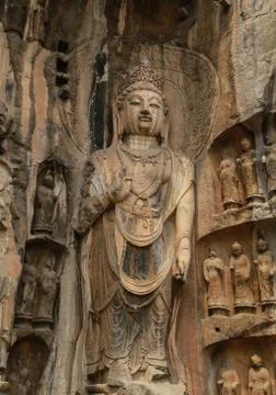 Buddhist sculpture Stock Photos