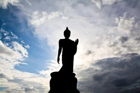 Buddhist stand Stock Photos