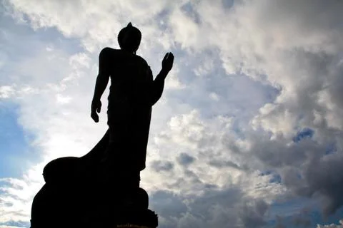 Buddhist stand Stock Photos