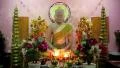 Buddhist statue in Cambodia HD Footage