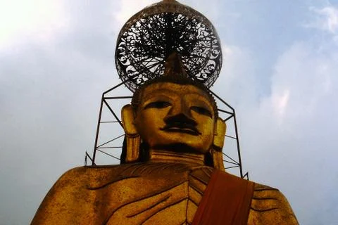 Buddhist statue in koh samui Stock Photos