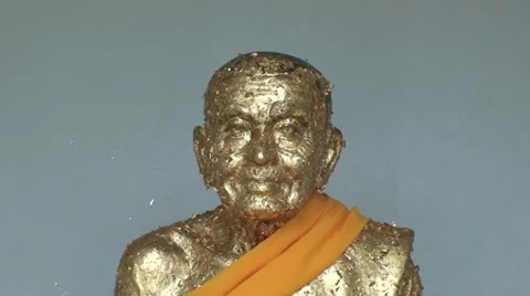 Buddhist Statues Stock Footage 6523813
