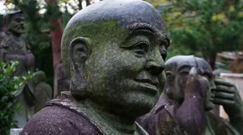 Buddhist Statues Video stock 20624295