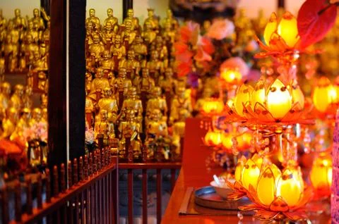 Buddhist statues Foto stock