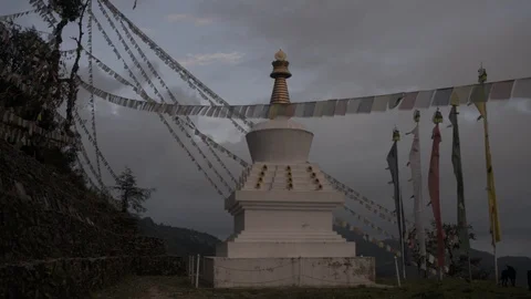 Buddhist Stupa 스톡 동영상 91883020