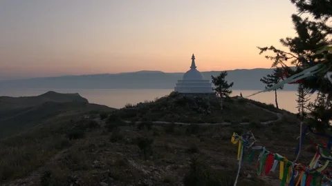 Buddhist Stupa. Stock-Footage 117334591