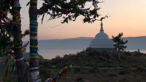 Buddhist Stupa. Stock-Footage 117334596