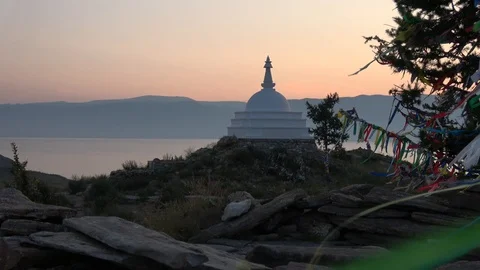 Buddhist Stupa. Stock-Footage 117334597