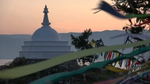 Buddhist Stupa. Stock-Footage 117334607