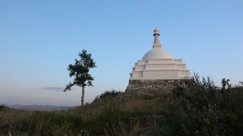 Buddhist Stupa. Vidéo 117334678