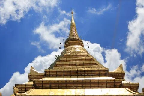 A Buddhist stupa. 写真素材