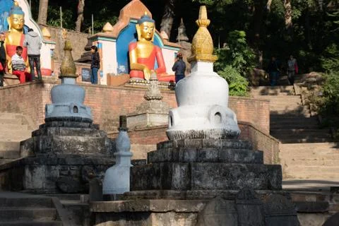 Buddhist Stupas Stock Photos