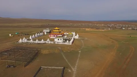 Buddhist temple Atsagat Stock Footage 103444758