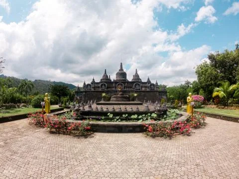Buddhist temple on Bali Stock Photos