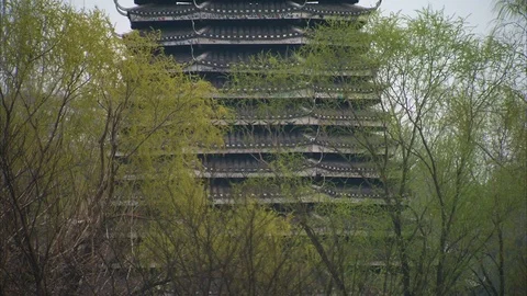 Buddhist temple in Beijing Stock Footage 88833173