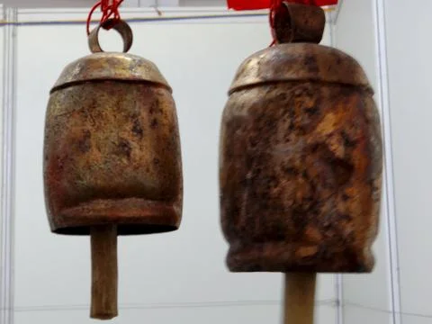 Buddhist temple bell 스톡 사진