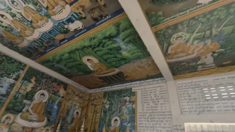 Buddhist Temple Cambodia Stockbeeldmateriaal 166163257