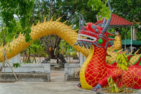 Buddhist temple complex. Stock Photos