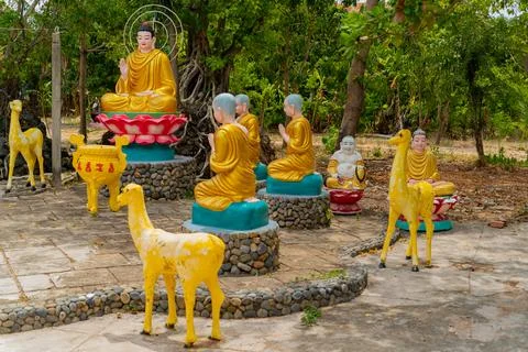 Buddhist temple complex. Foto stock