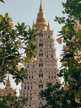 Buddhist Temple Complex in Thailand Stock Photos