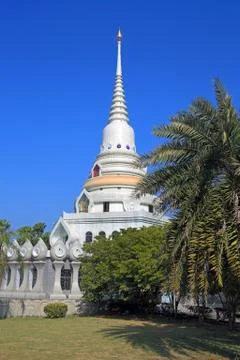 Buddhist temple complex Wat Yan on a Sunny day in the vicinity of Pattaya Fotos de archivo