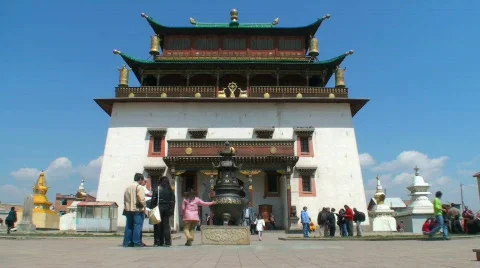 Buddhist  temple. Stock-Footage 547220