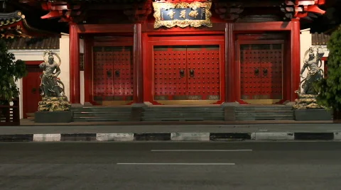 Buddhist Temple Stock-Footage 611961