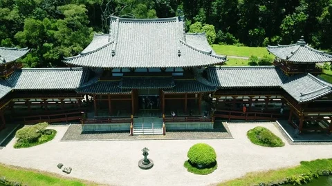 Buddhist Temple in Hawaii 스톡 동영상 81148108