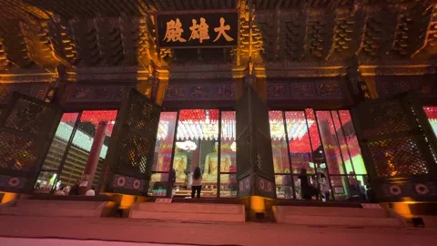 Buddhist temple in Korea Stock Footage 242162946