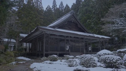 Buddhist temple in Kyoto. Stock Footage 84464382