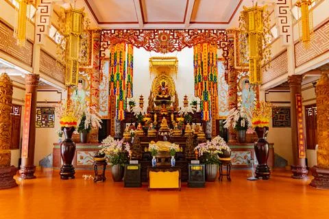 Buddhist temple. 库存照片