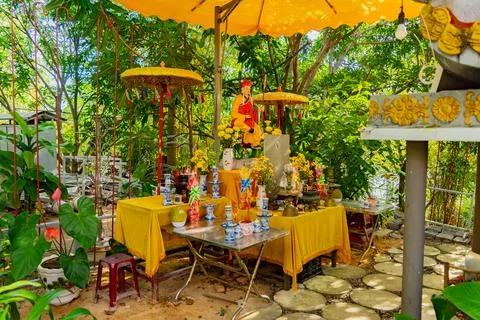 Buddhist temple. 스톡 사진