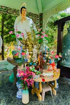 Buddhist temple. 스톡 사진