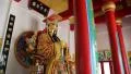 Buddhist temple on Pratumnak Hill near Golden Buddha statue in Pattaya, Thailand HD Footage