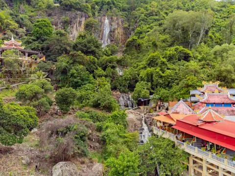 The Buddhist temple in the rock. Photos
