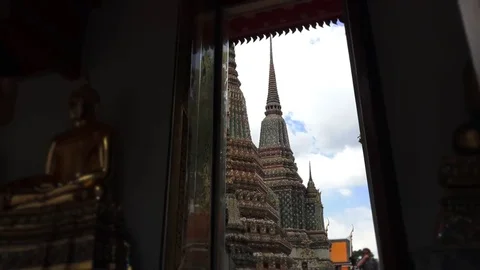 Buddhist temple in Thailand Stock Footage 69086550