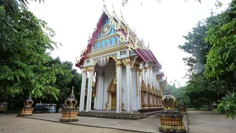 Buddhist temple Thailand Stock Footage 108486401