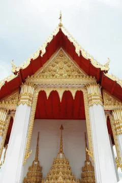 Buddhist temple in thailand Stock Photos