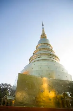 Buddhist temples in Chiang Mai  Stock Photos