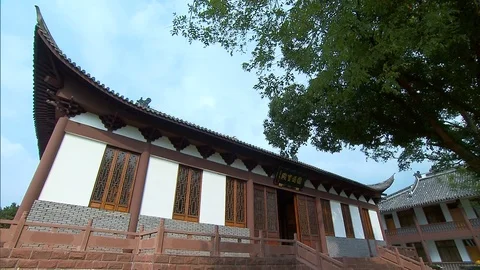 Buddhist temples in China3 Stock Footage 92836117