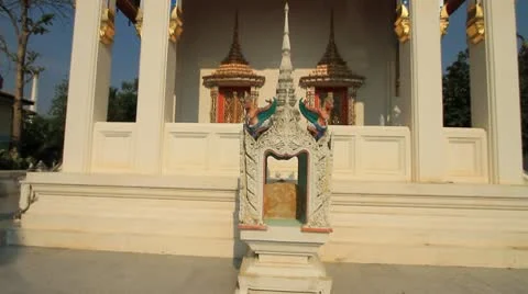 Buddhist temples in Thailand. Vídeos de archivo 10795994