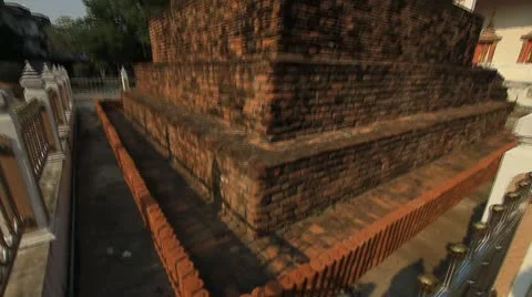 Buddhist temples in Thailand. Stock Footage 10803123